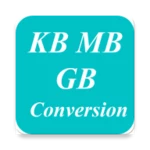 kb mb gb conversion android application logo